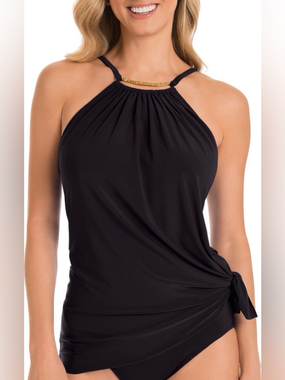 Magicsuit Parker Black Slimming Swimdress One Piece NWT 10